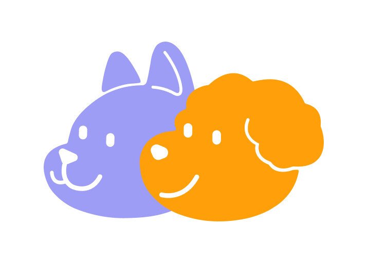 cat and dog face intro image